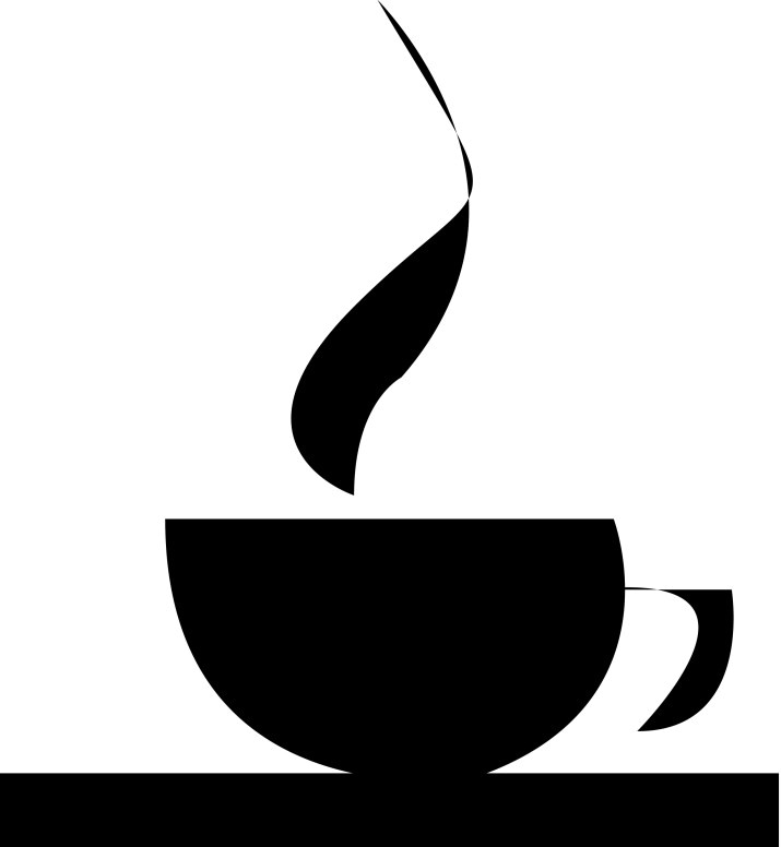 Black Mug with Steam