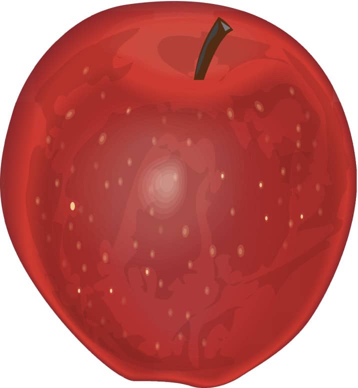 Ripe Red Apple