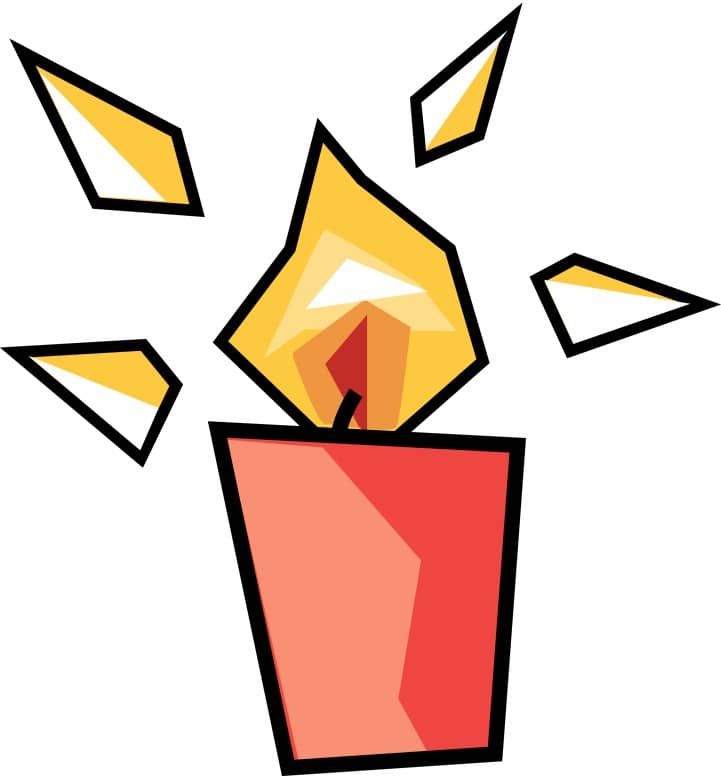 Modern Art Candle