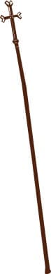 Budded Processional Cross