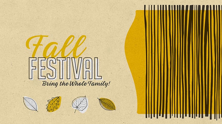Fall Festival Leaves Church PowerPoint