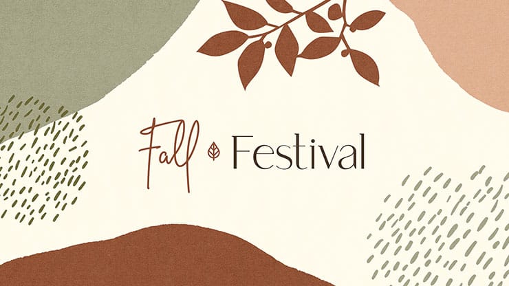 Fall Festival Leaf Church PowerPoint