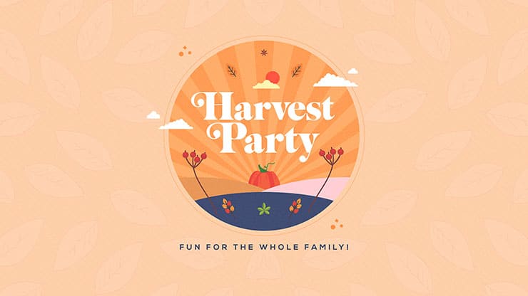 Harvest Party Orange Church PowerPoint