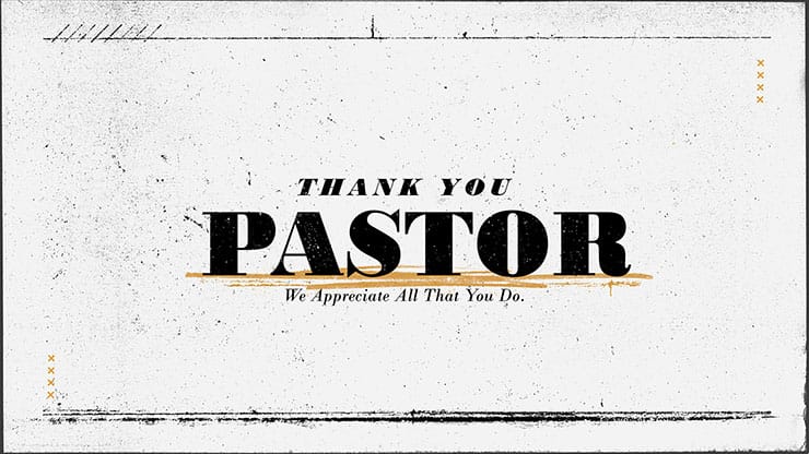 Pastor Appreciation Sunday Church PowerPoint