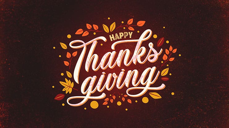 Happy Thanksgiving: Title Graphics