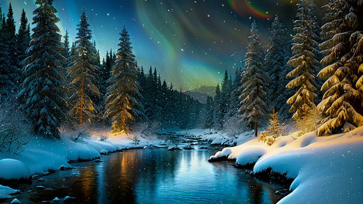 Christmas Snow: 12 Motion