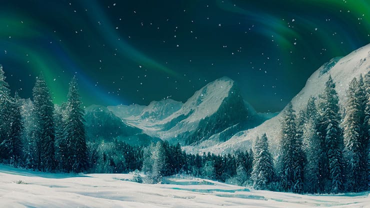 Christmas Snow: 16 Motion