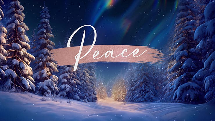 ShareFaith Media » Christmas Snow: Peace Motion – ShareFaith Media