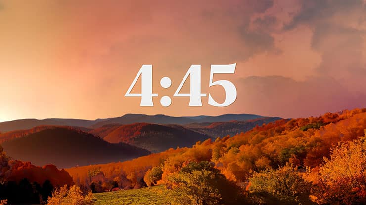 Wilderness Fall: Minimal Countdown