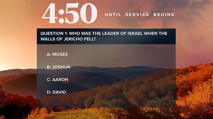 Wilderness Fall: Trivia Countdown