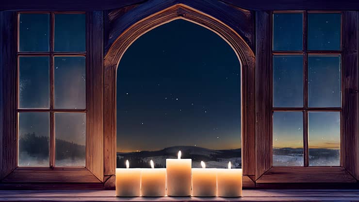 Winter Advent: Candles 1
