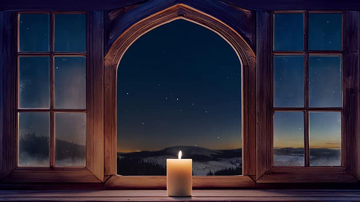 Winter Advent: Christ Candle 1