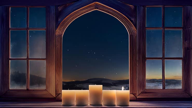 Winter Advent: Hope Candles