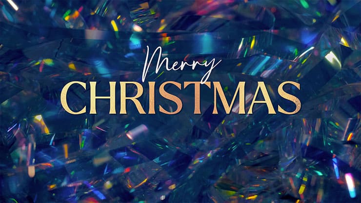 Christmas Tinsel Collection: Merry Christmas