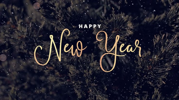 Christmas Tree: Happy New Year - Motion