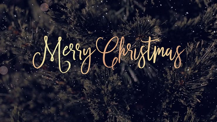 Christmas Tree: Merry Christmas - Motion