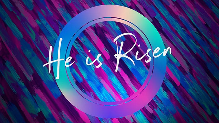 Color Brush: He is Risen Motion