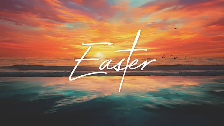 Easter Morning Sunrise: Title Graphics