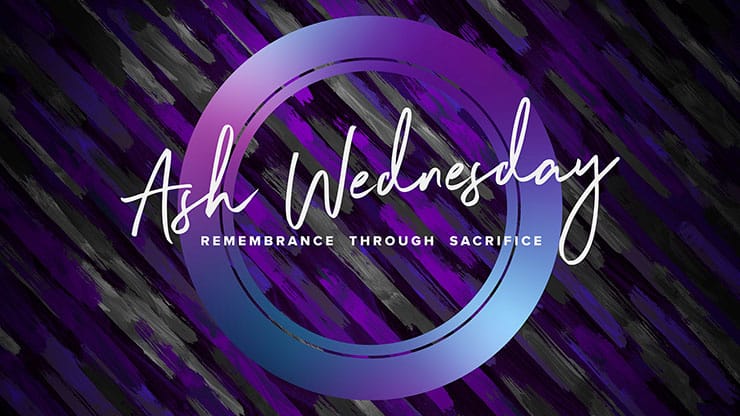 Lent Color Brush: Ash Wednesday Motion