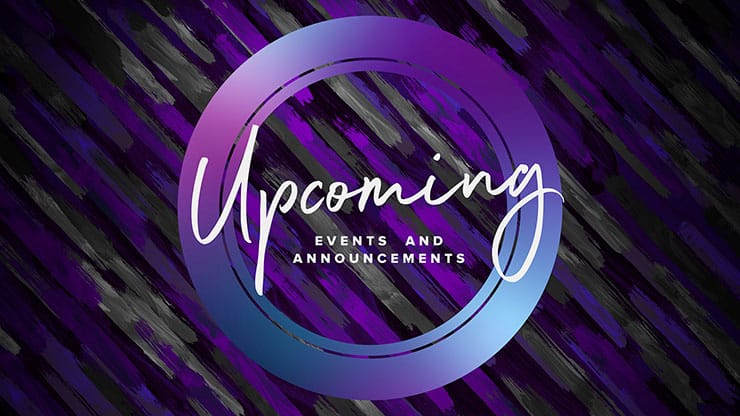 Lent Color Brush: Announcements Motion