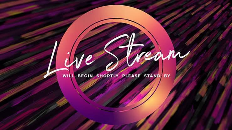 Maundy Thursday Color Brush: Live Stream Motion