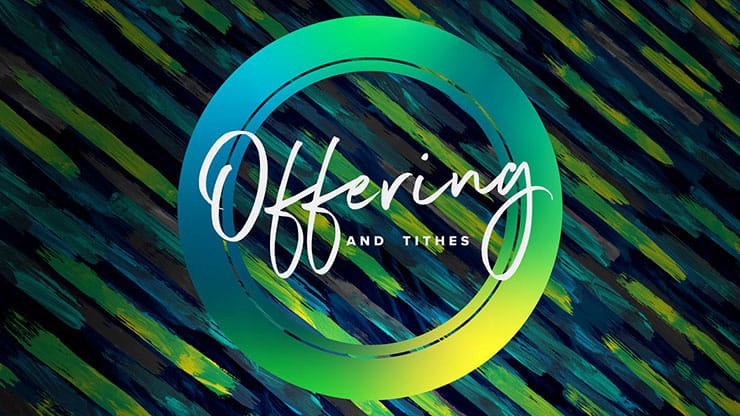Palm Sunday Color Brush: Offering Motion