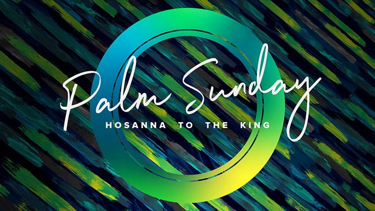 Palm Sunday Color Brush: Title Motion