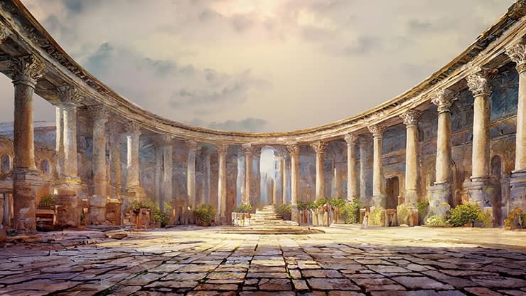 Easter Story: Roman Courtyard 2 - Still