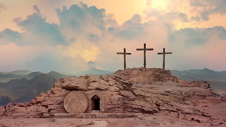 Easter Story: Tomb Crosses - Still