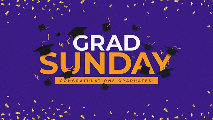 Grad Sunday: Title Graphic