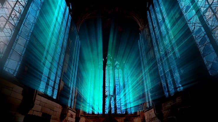 Cathedral Glass Collection: Still 16