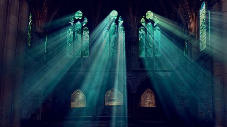 Cathedral Glass Collection: Still 2