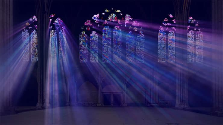 Cathedral Glass Collection: Motion 5