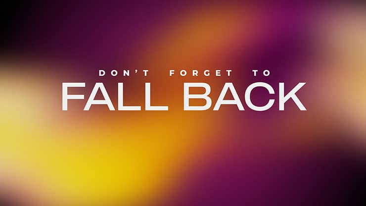 Gradient Light Collection: Fall Back Motion