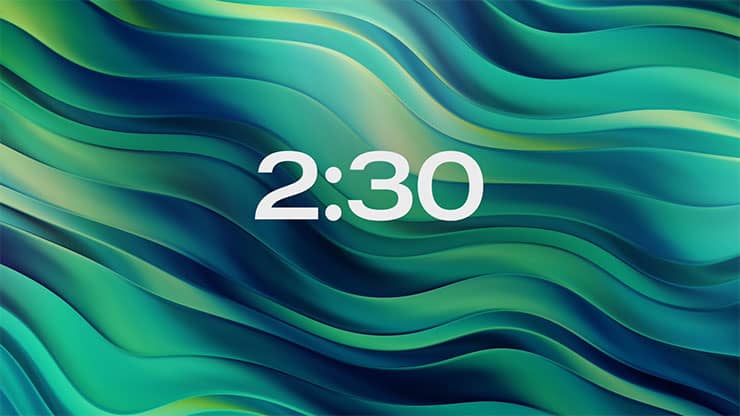 Vibrance Collection: Vibrance Minimal Countdown