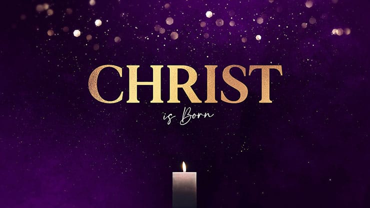 Advent Shimmer Collection: Advent Shimmer Christ is Born