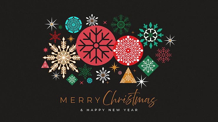 Merry Christmas & Happy New Year: Title Graphic
