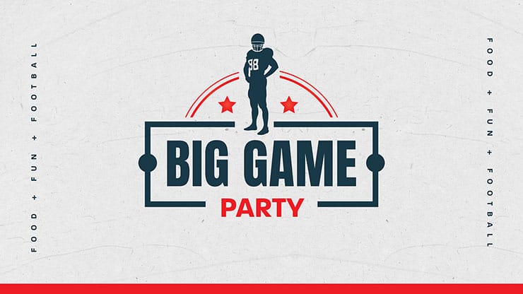Big Game Party: Title Graphics
