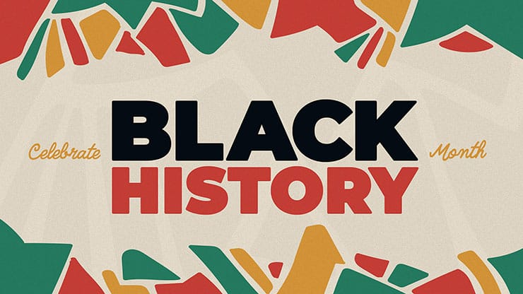 Black History Festive Shapes: Title Graphics