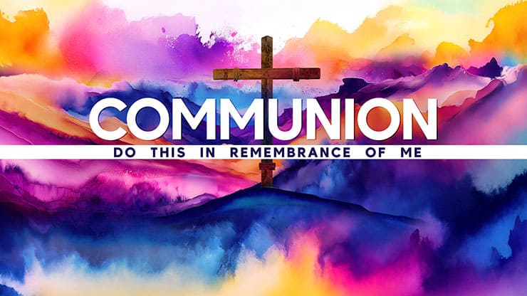 Easter Color Collection: Easter Color Communion Title