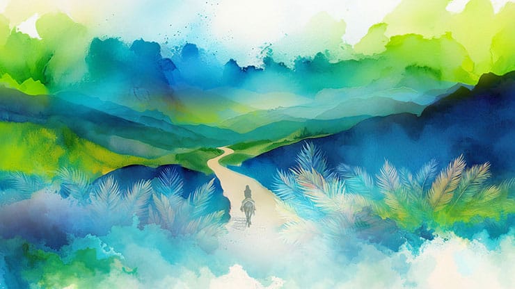 Easter Color Collection: Easter Color Palm Sunday 1