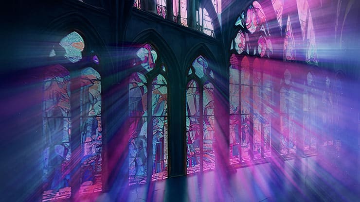 Stained Glass Scene Collection: Stained Glass 15 Still