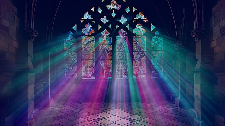 Stained Glass Scene Collection: Stained Glass 18 Still