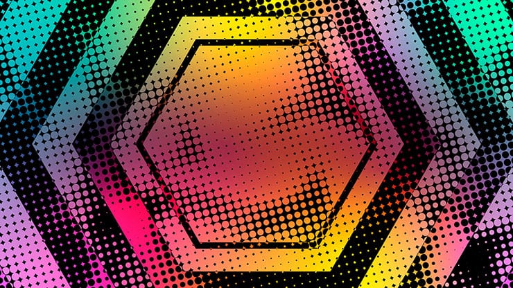 Halftones Gradient Collection: Halftones Gradient 1 Motion