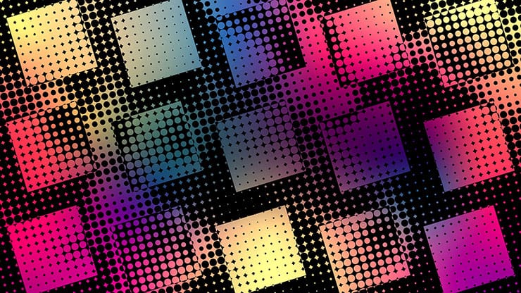 Halftones Gradient Collection: Halftones Gradient 5 Motion