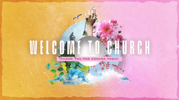 New Mercies Collage Bloom - Welcome: Title Graphics