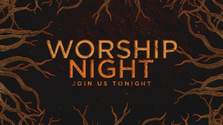 Rooted Rustic Roots - Worship Night: Title Graphics