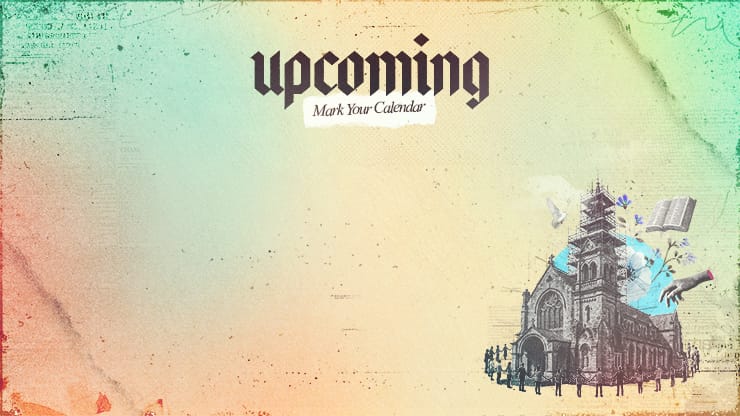 Built Together - Upcoming Events: Title Graphics