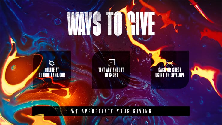 Called - Ways To Give: Title Graphics