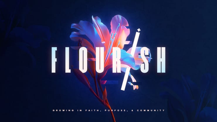 Flourish Neon Flower: Title Graphics